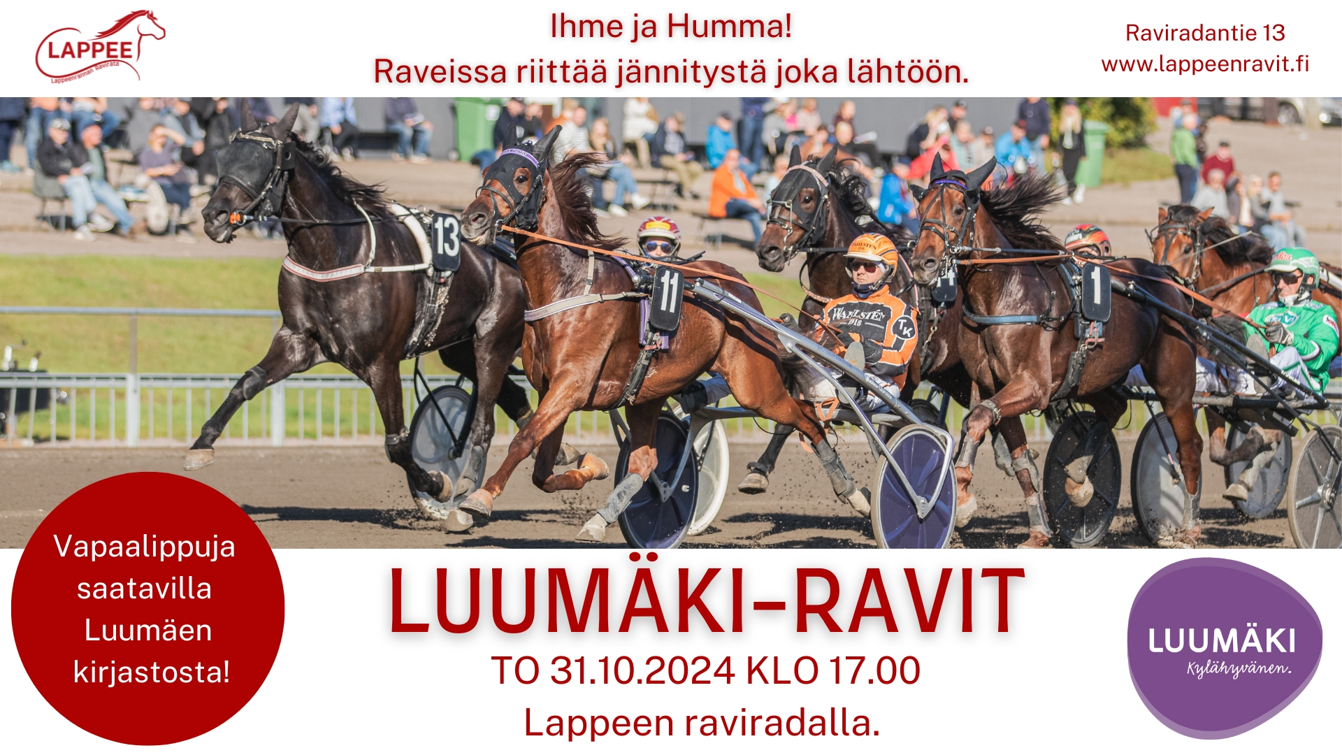 Luumäki ravien mainoskuva